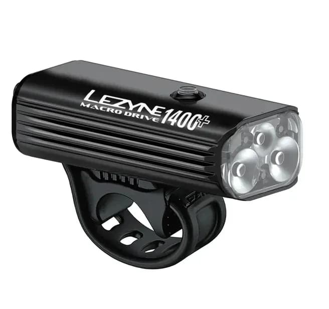 Переднє світло LEZYNE MACRO DRIVE 1400+ FRONT Чорний матовий 1400 люменів Y17