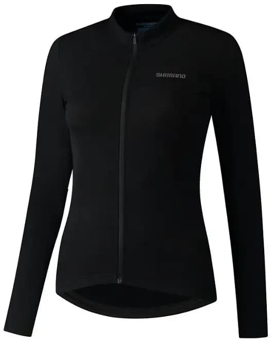 Велоджерсі жіноча Shimano ELEMENT LONG SLEEVE чорна р.M