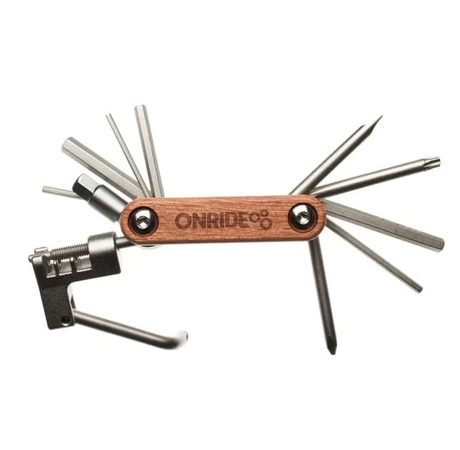 Мультитул ONRIDE Turn на 11 функцій (Hex2/2.5/3/4/5/6/8mm/PH2/Flat5/T25/витискач 7-12 шв.)