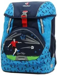 Набір DEUTER OneTwoSet - Hopper колір 3045 navy soccer (3830116 OneTwo; 80261 Hopper; 3890215 Chest Wallet; 3890416 Pencil Pouch; 2890315 Pencil box)
