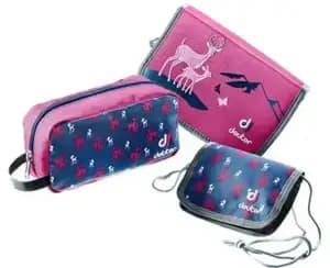 Набір DEUTER OneTwoSet - Hopper колір 5018 magenta deer (3830116 OneTwo; 80261 Hopper; 3890215 Chest Wallet; 3890416 Pencil Pouch; 2890315 Pencil box)