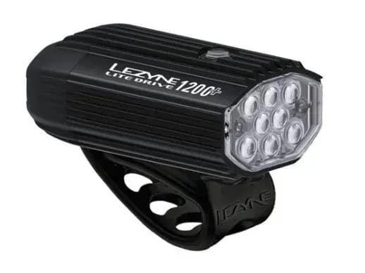 Переднє світло LEZYNE LITE DRIVE 1200+ FRONT Чорний матовий 1200 люменів Y17