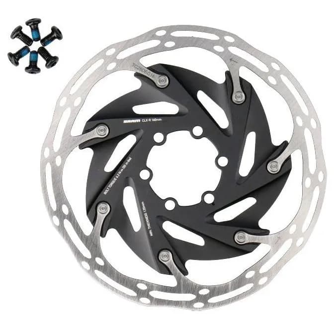 Ротор гальмівний SRAM Centerline X Road 2 160mm Black Rounded сталеві болти