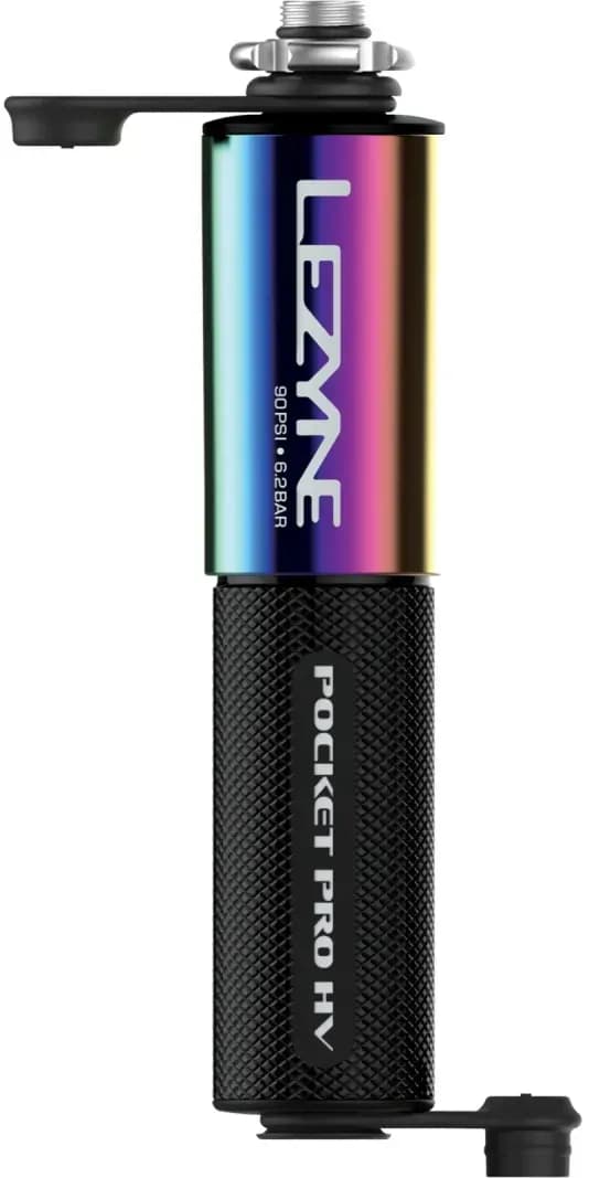 Ручний насос LEZYNE POCKET PRO НV Бензиновий/Сріблястий 90psi Y15