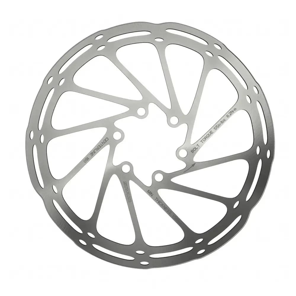 Ротор гальмівний SRAM Centerline 160mm сталеві болти Rounded