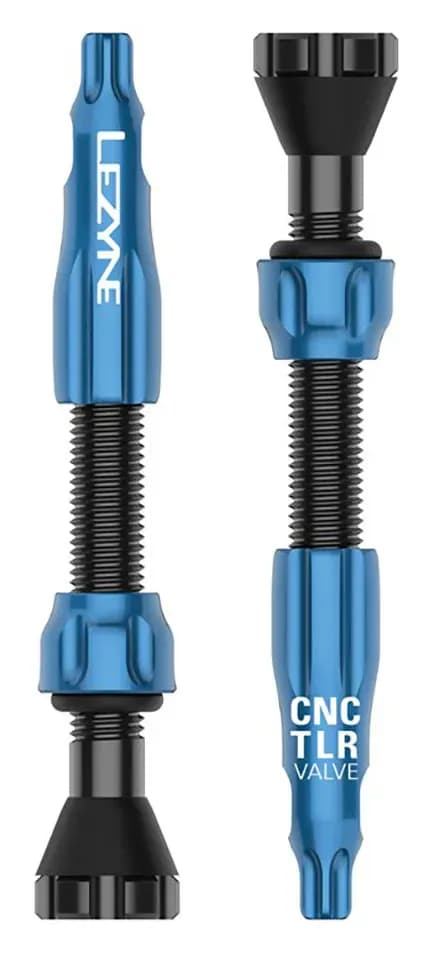 Ніпель для безкамерки LEZYNE CNC TLR VALVE 44MM Блакитний Y14