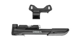 Насос компактний ONRIDE Counter 10 пластиковий, 25см, з манометром макс.тиск 120PSI голівка FV/AV