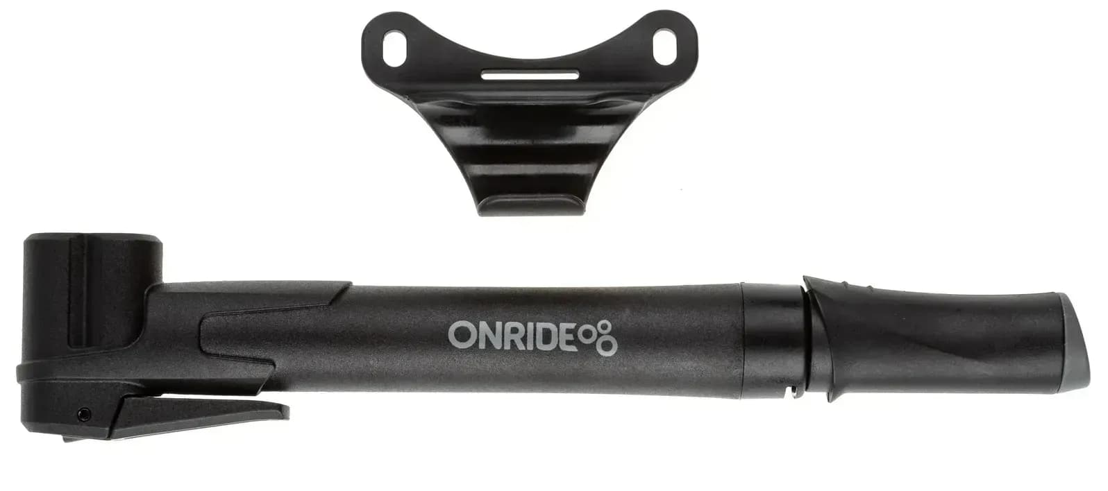 Насос компактний ONRIDE Vise пластиковий, 25см, макс.тиск 80 PSI, голівка з двома отворами під FV/AV