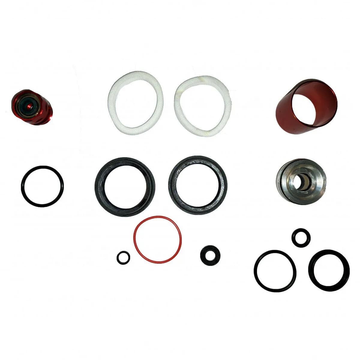 Сервісний набір RockShox 200 HOUR/1 YEAR SERVICE KIT (INCLUDES DUST SEALS, FOAM RINGS, O-RING SEALS, CHGR2 DAMPER SEALHEAD, DUAL POSITION AIR (SILVER) SEALHEAD - (DPA ONLY) ZEB SELECT+/ULTIMATE A1 (2021)