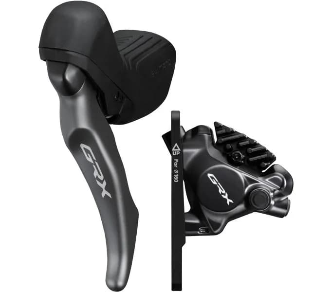 Гальмо гідравл диск Shimano RX820 GRX, переднє (ліва ручка/шифтер ST-RX820 2-шв., каліпер, гідроліния 1000мм)