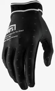 Перчатки 100% RIDEFIT Glove [Dark Black], S (8)