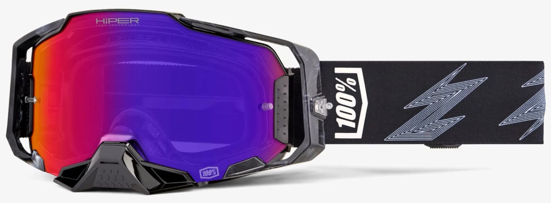 Окуляри 100% ARMEGA HiPER™ Goggle [Crenshaw], HiPER Purple Lens
