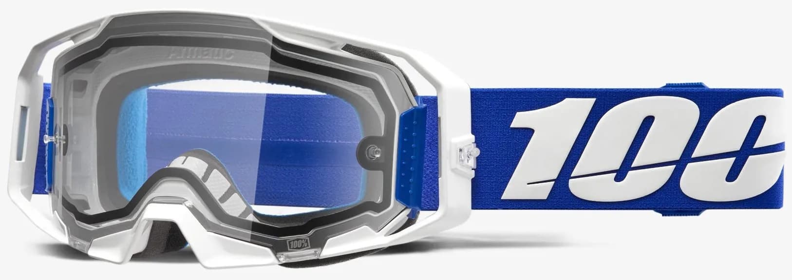 Окуляри 100% ARMATIC Enduro Goggle [Blue], Dual Clear Lens