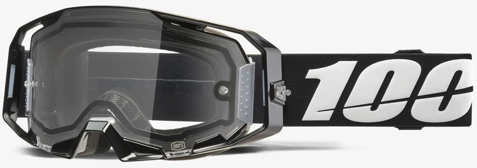 Окуляри 100% ARMATIC Enduro Goggle [Black], Dual Clear Lens