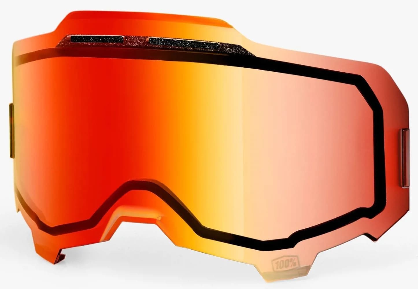 Лінза 100% ARMEGA/ARmatic Dual Vented Lens [Mirror Red], Dual Mirror Red Lens