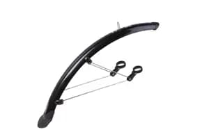 Крила 26" Пластик Feitech SY-955 чорний зі стійкою f.285 r.265-355мм кріпл. на штани вилки та задні пера