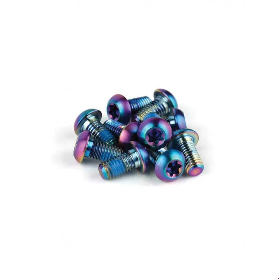 Болти ротора SRAM - Titanium T25, Rainbow Bolts (12шт)