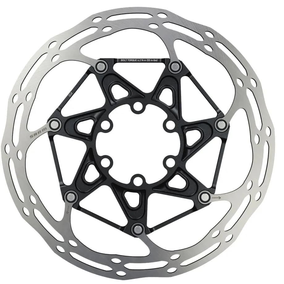 Ротор гальмівний SRAM Centerline 2 160mm Black титанові болти Rounded