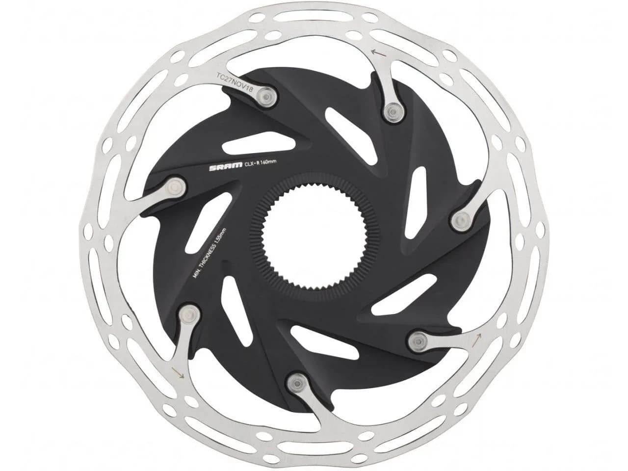 Ротор Centerline X Road 2 Piece CenterLock 140mm Black Rounded