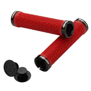 Гріпси SRAM Locking Grips Red with Double Clamps & End Plugs