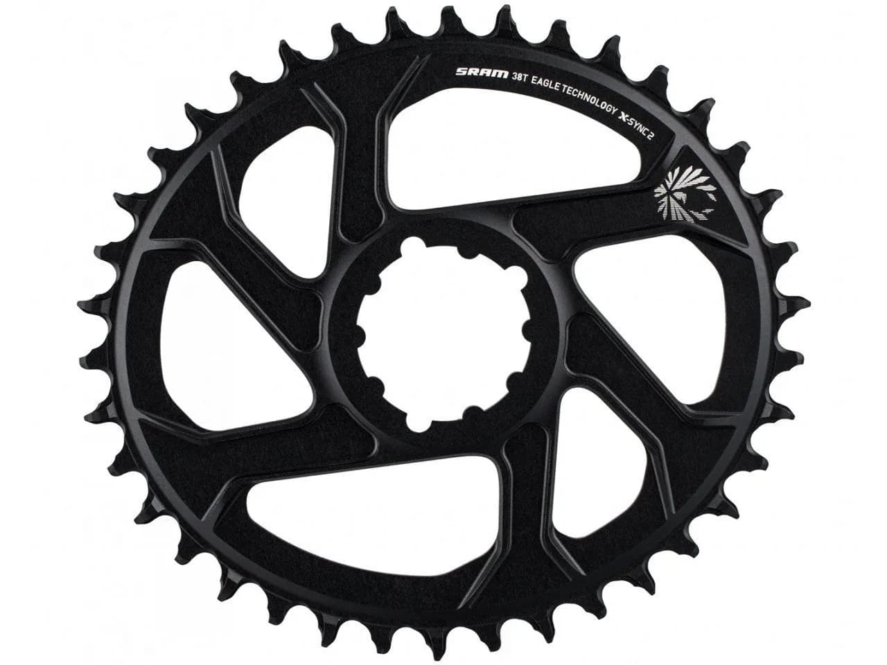 Звезда X-SYNC EAGLE OVAL 38T DM 3 OFF B BLK
