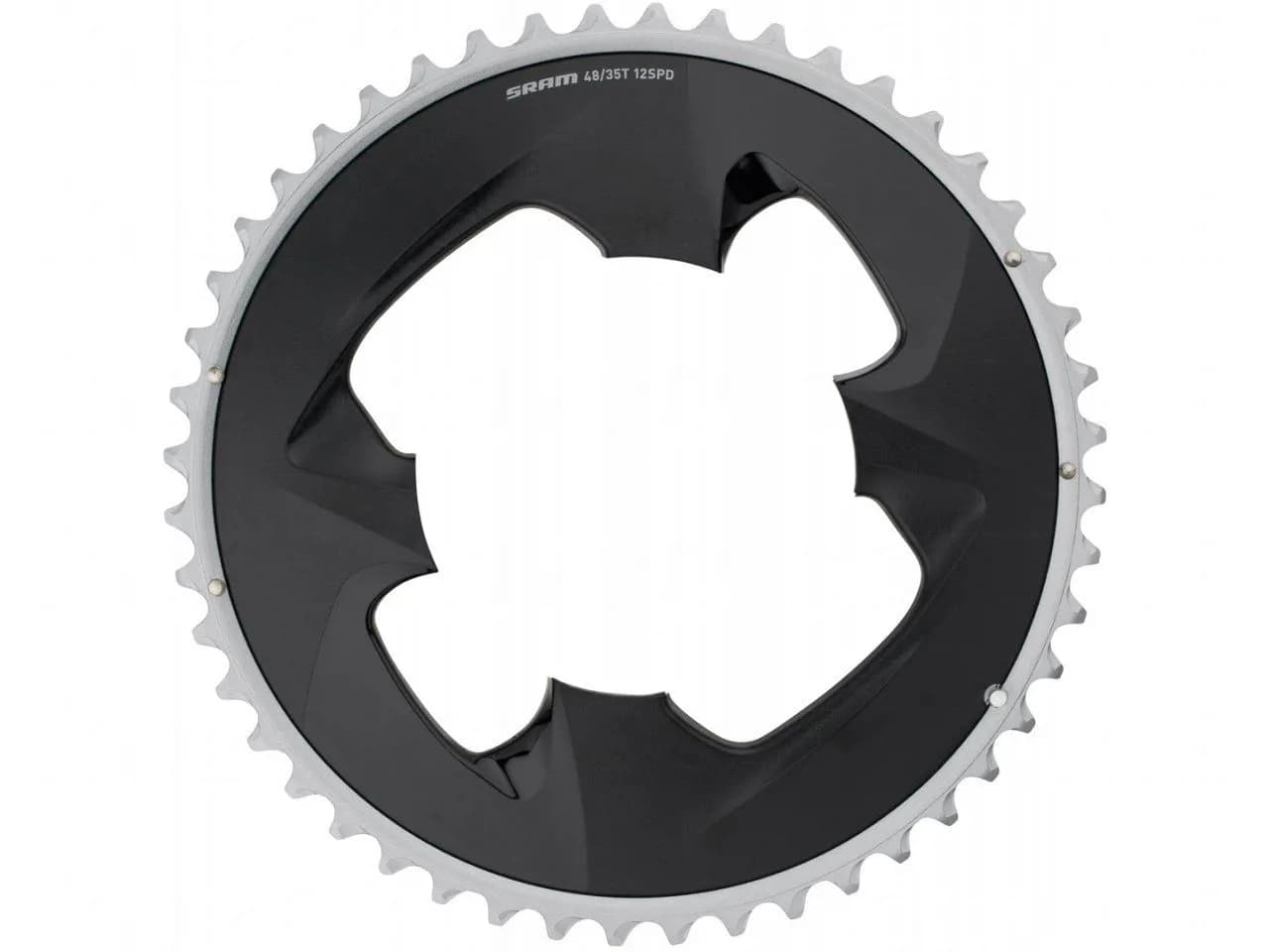 Зірка SRAM ROAD 48T 107BCD 2X12 FORCE POLAR GREY WITH COVER PLATE