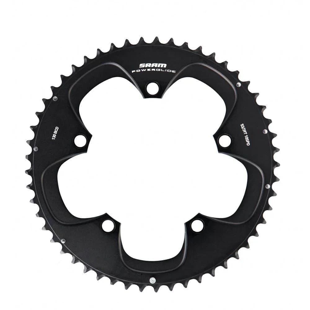 Зірка SRAM Road Asymmetrical 50T 110 Alum 3mm Black (50-34)