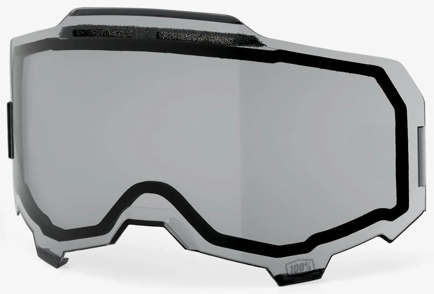 Лінза 100% ARMEGA/ARmatic Dual Vented Lens [Smoke], Dual Grey Lens