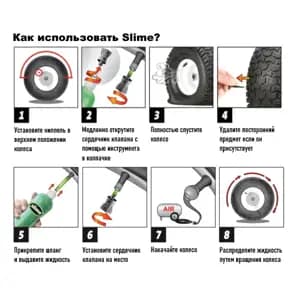 Безкамерний герметик Slime Tyre Sealant 18,9 л