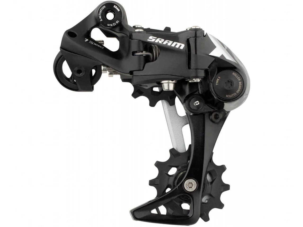 Задній Перемикач SRAM X01DH 7шв Medium Cage Black