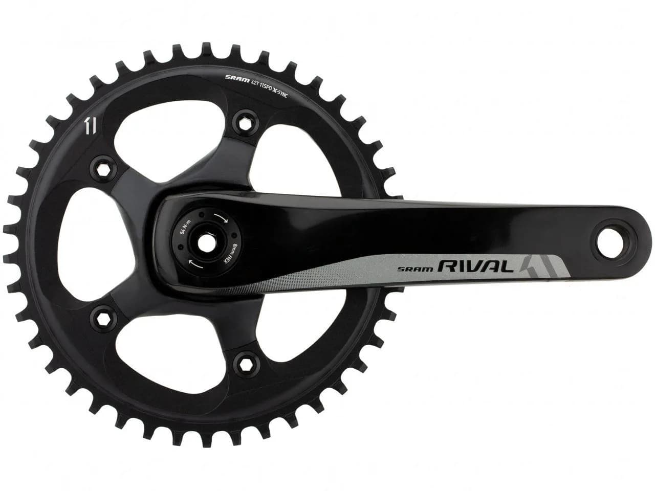Шатуни SRAM Crank Rival1 BB30 1725 Зірка 42T X-SYNC