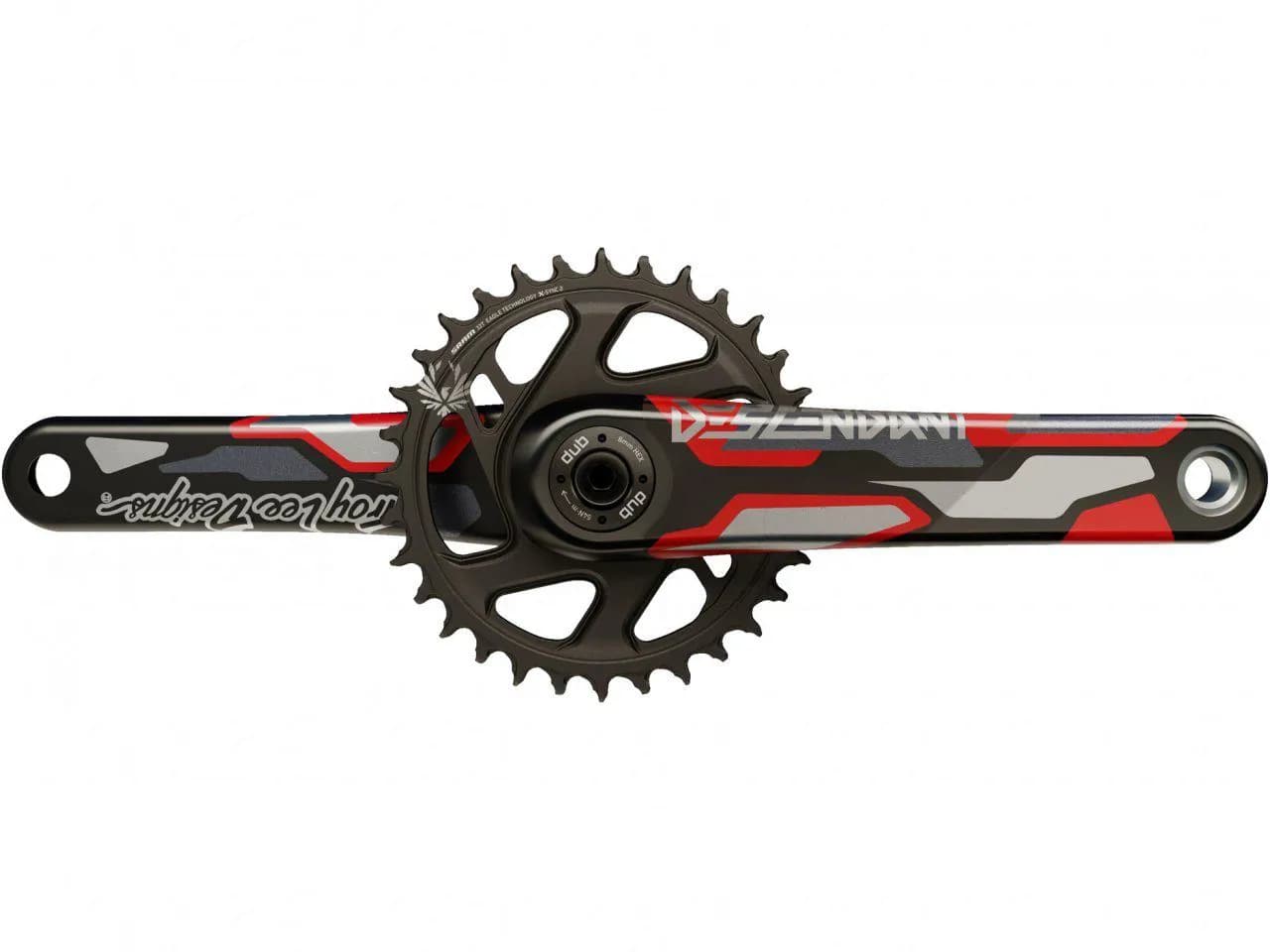 Шатуни TRUVATIV Descendant Troy Lee Designs Eagle Boost148 DUB 12шв 175 Зірка 32t X-SYNC 2 Red