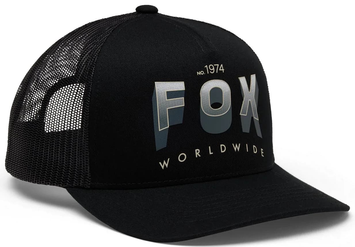 Кепка FOX Trucker Hat - BLOCK [Black], One Size
