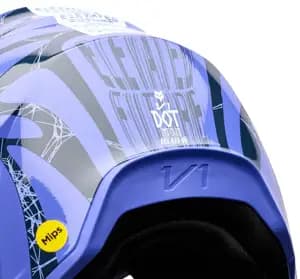Шолом FOX V1 Helmet - DIFFUSE [Purple Dove], XL
