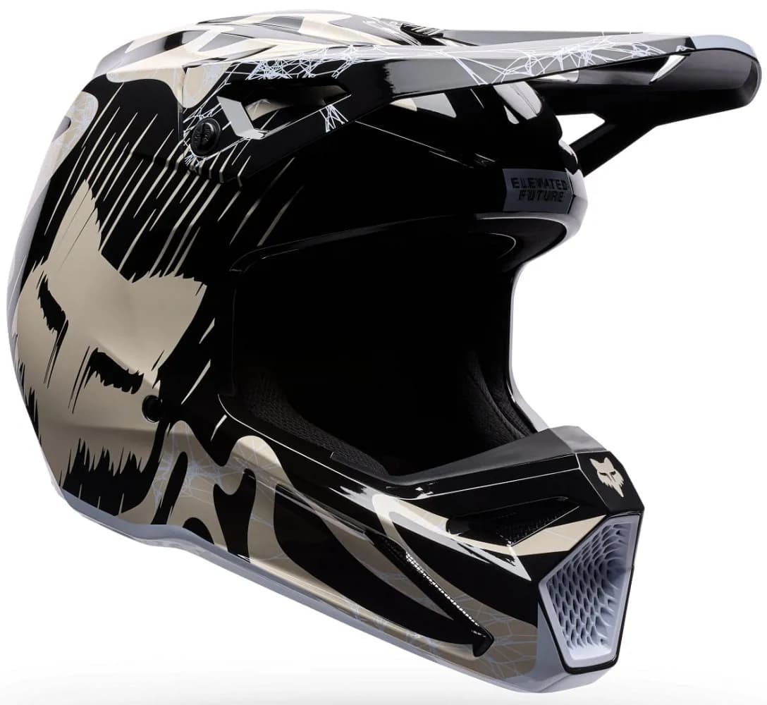 Шолом FOX V1 Youth Helmet - DIFFUSE [Black], YM