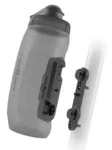 Фляга з конектором та базою FIDLOCK TWIST bottle 590мл., прозорий / чорний
