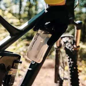 Фляга з конектором та базою FIDLOCK TWIST bottle 450мл., прозорий / чорний