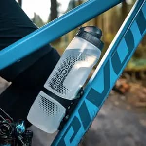 Фляга з конектором та базою FIDLOCK TWIST bottle 800мл., прозорий / білий