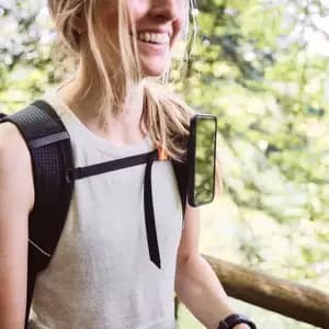 Кріплення телефона на лямку рюкзака FIDLOCK VACUUM tex base , чорний