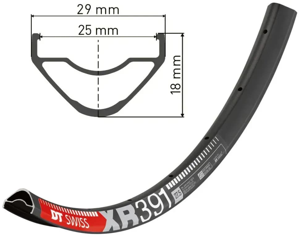 Обід DT SWISS XR 391 29x25 DISK BRAKE 32отв.