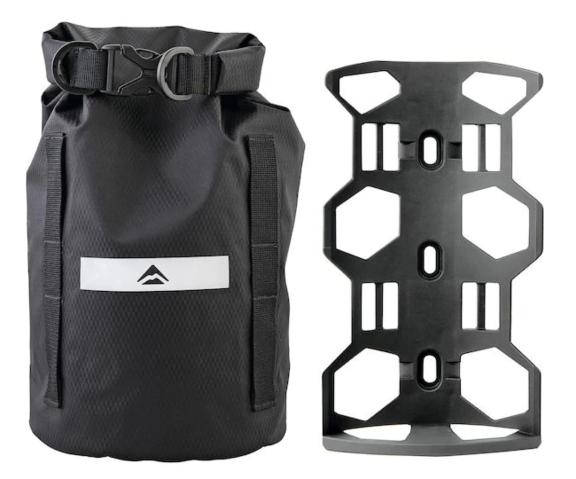 Сумка MERIDA TRAVEL BAG, BLACK ONE SIZE, VOLUME: 5L, DIA.17*L:30CM, MATERIAL: 210D DIAMOND TPU