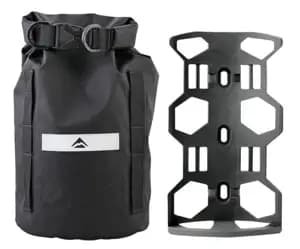 Сумка MERIDA TRAVEL BAG, BLACK ONE SIZE, VOLUME: 5L, DIA.17*L:30CM, MATERIAL: 210D DIAMOND TPU