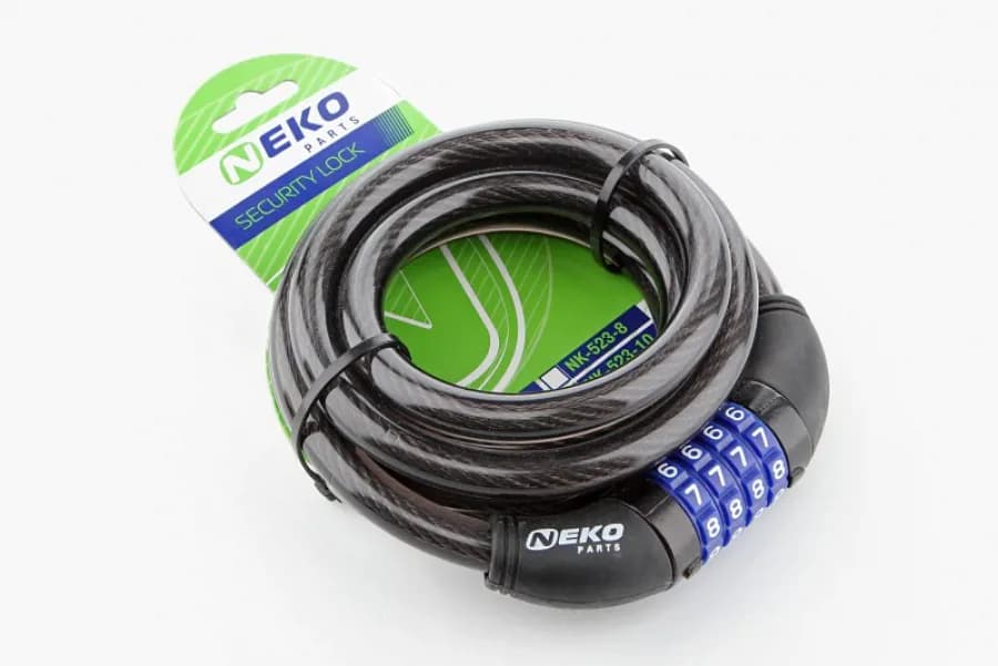 Замок NEKO-523-12 спіраль код 12х1800мм