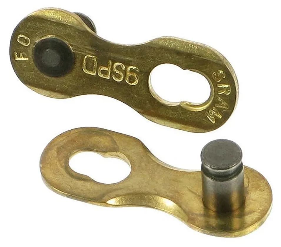 Замочок ланцюга SRAM 9шв. Золотий 4шт