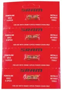 Замочок ланцюга SRAM 9шв. Золотий 4шт
