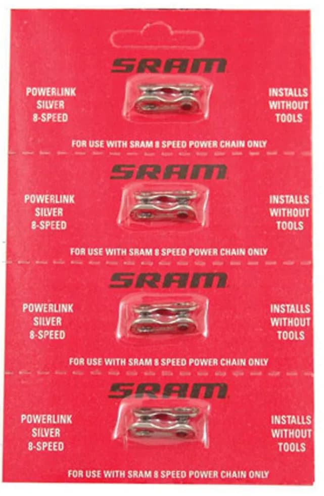 Замочок ланцюга SRAM 8шв. Срібний 4шт