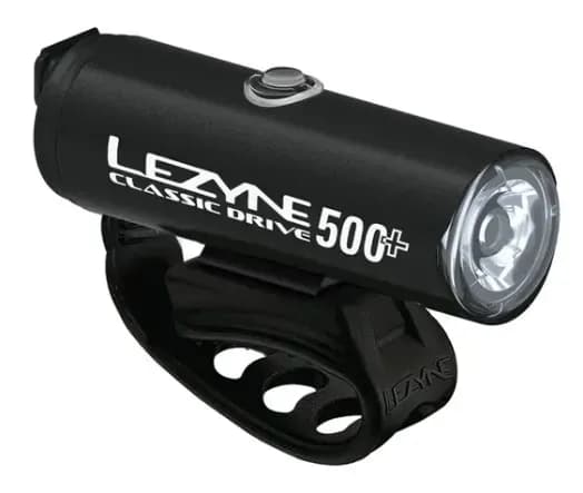 Переднє світло LEZYNE CLASSIC DRIVE 500+ FRONT Чорний матовий 500 люменівів Y17