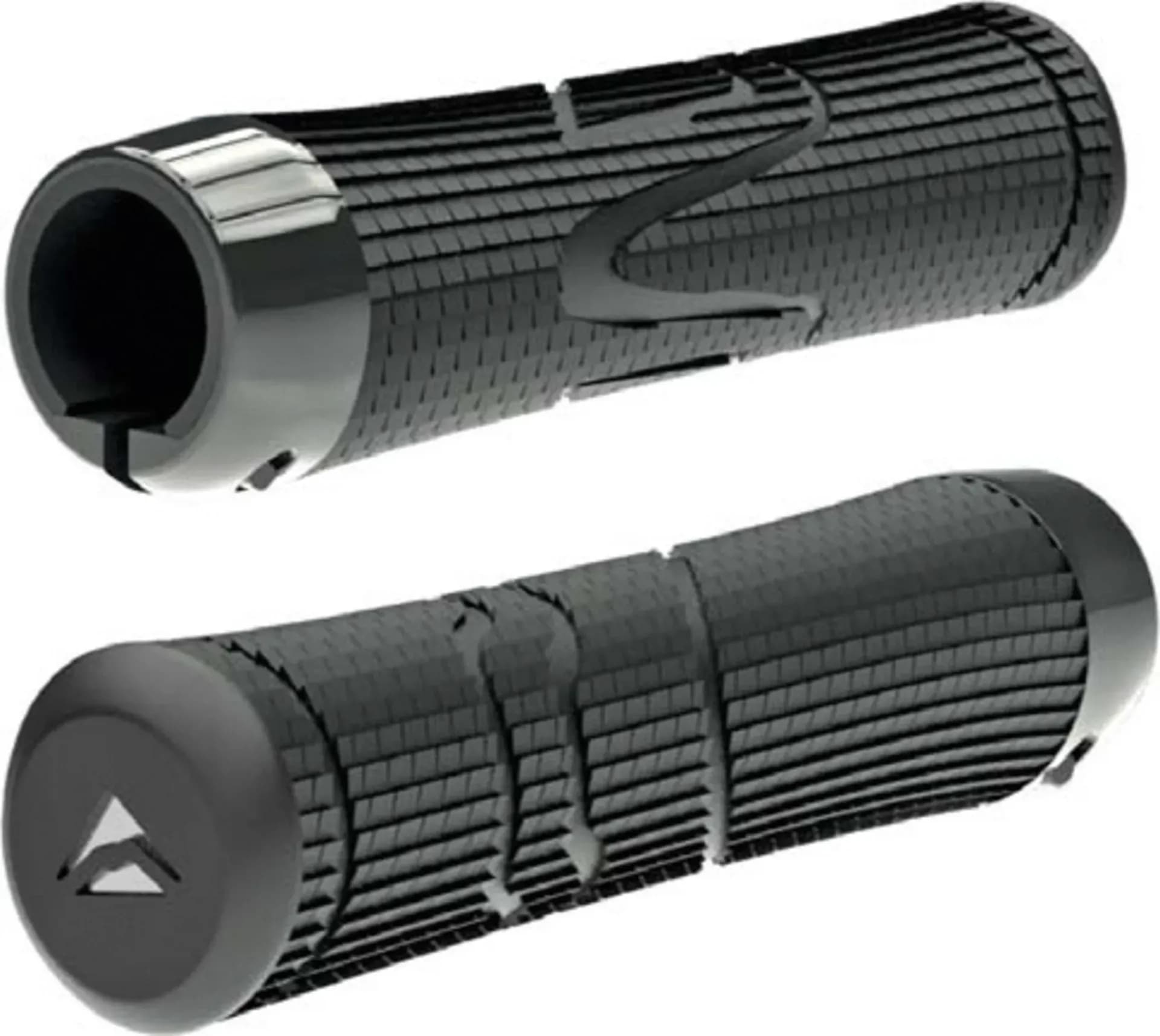 Гріпси MERIDA GRIPS/MERIDA EXPERT 33MM*W:140MM, BLACKWITH ALLOY CLAMP RING