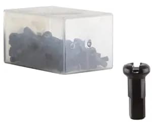 Ніпелі DT SWISS Алюміній 2.0 x 12мм х 100шт BLACK