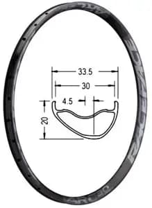 Обiд RACE FACE RIM, ARC OFFSET, 2019, 30, 27.5", 32H, GRY